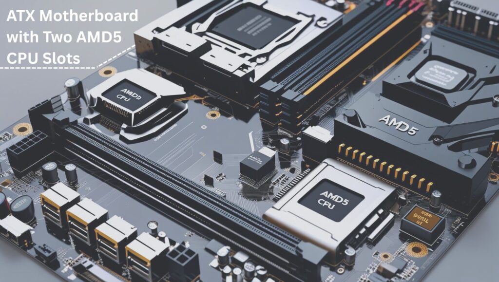 ATX Motherboard with Two AMD5 CPU Slots