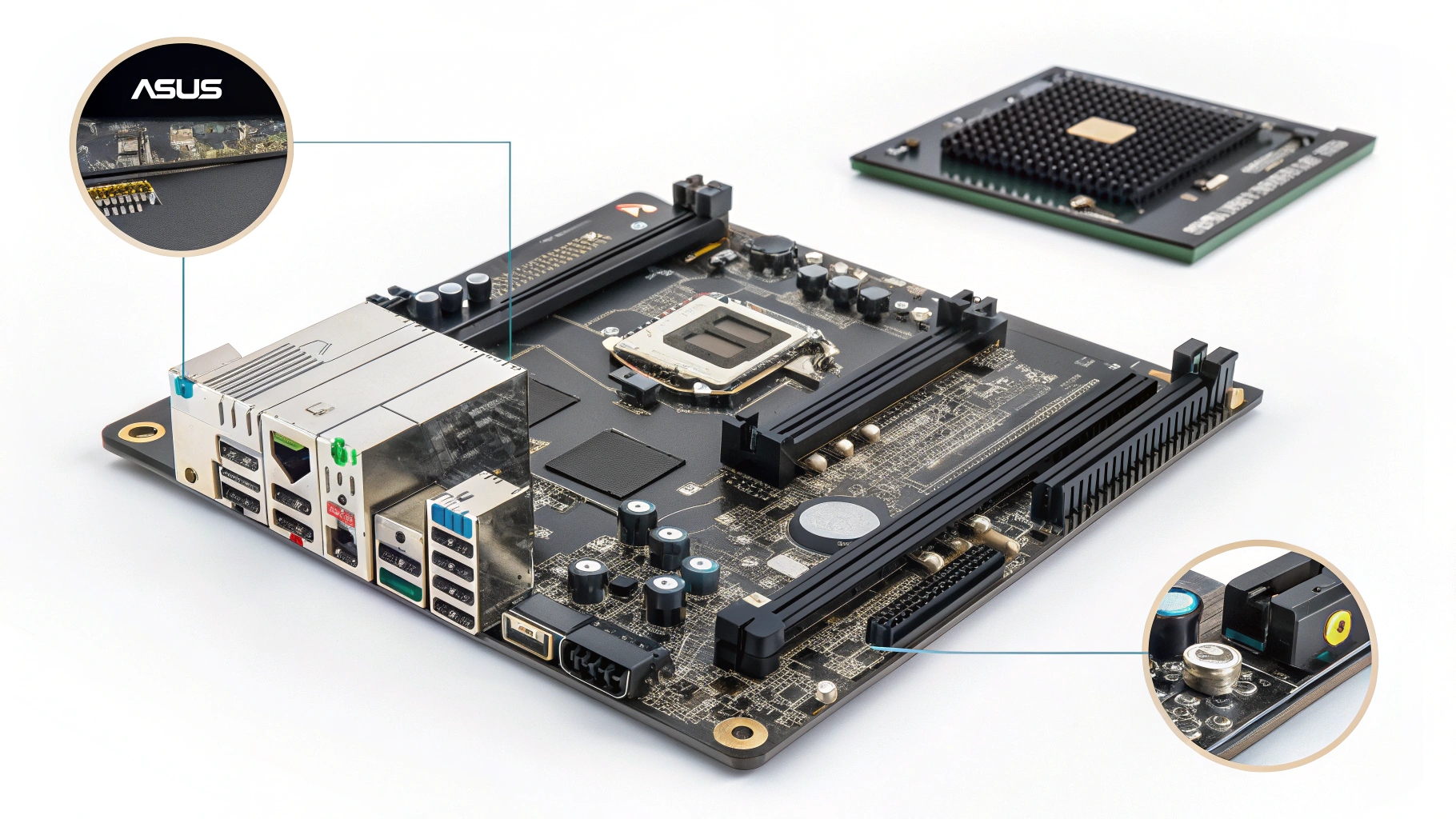 asus proart motherboard temperature sensor location