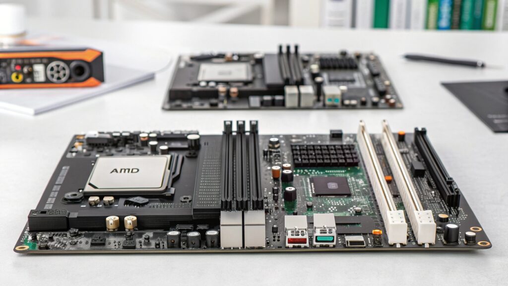 Motherboard with Two AMD5 CPU Slots