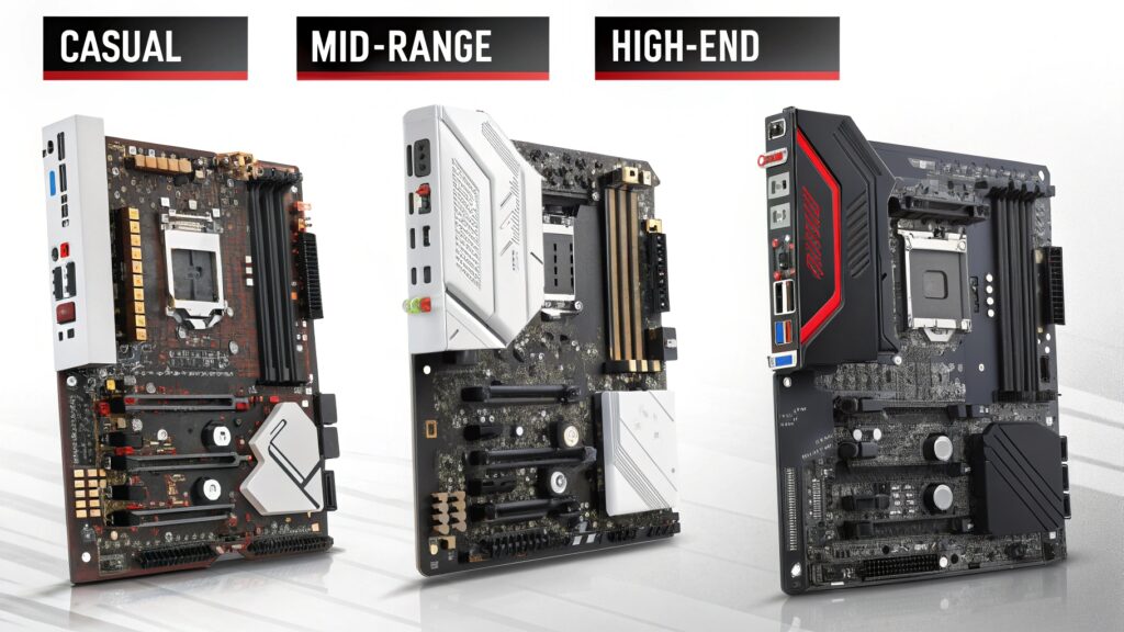 Recommended Motherboards by Gamer Type