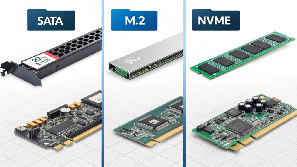 SATA vs. M.2 vs. NVMe: Understanding the Differences