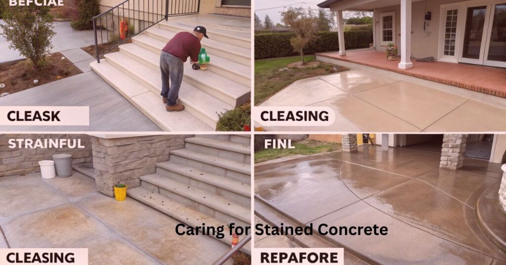 Caring for Stained Concrete