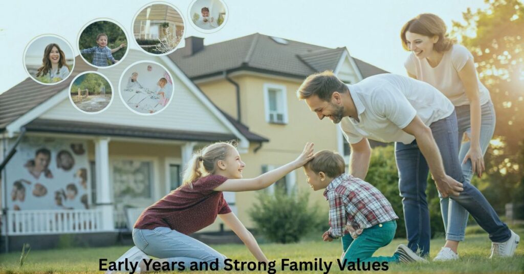 Early Years and Strong Family Values