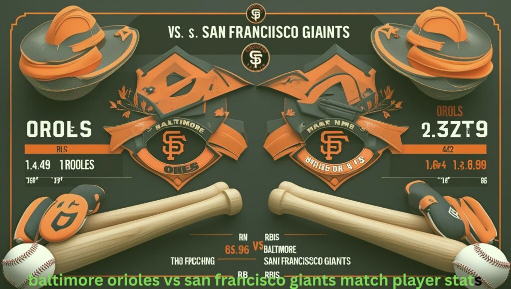 baltimore orioles vs san francisco giants match player stats