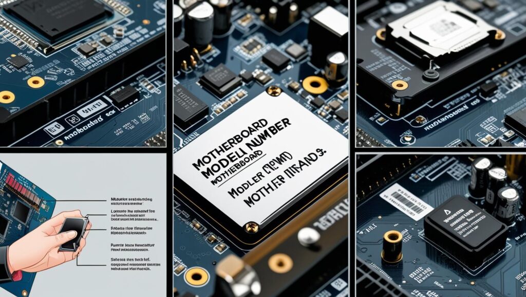 how to check motherboard model